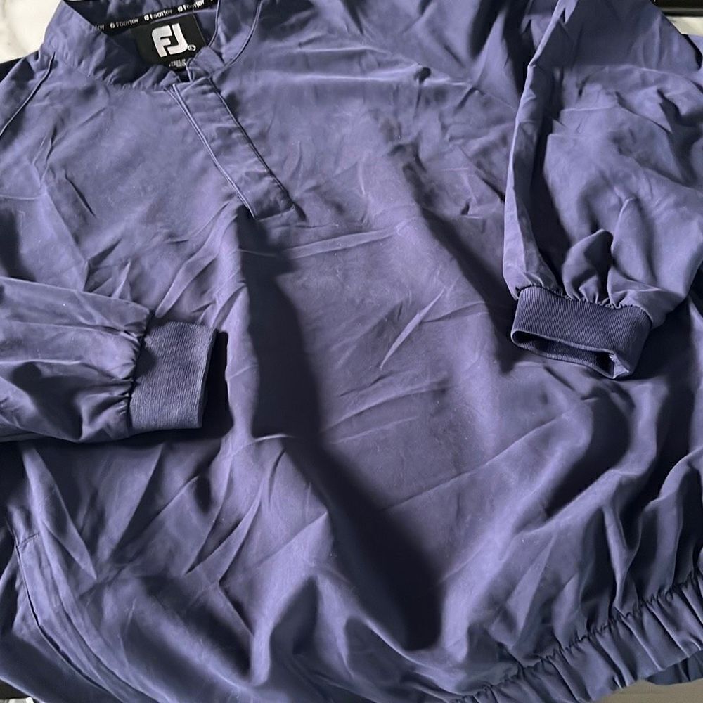 FootJoy Button Long Sleeve Henley Windshirt Sz. L